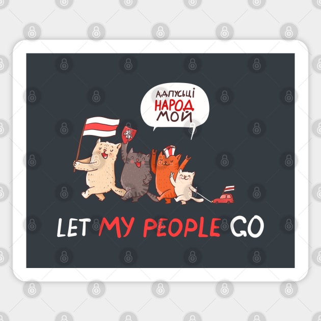 Let my people go Sticker by Animatarka